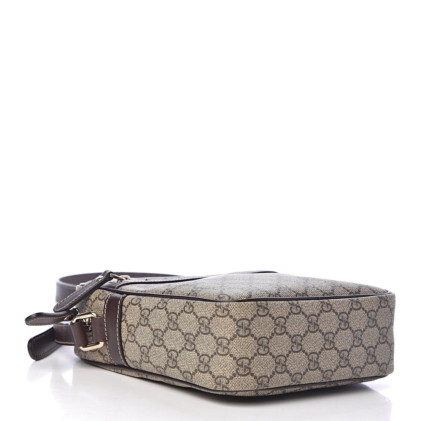 GG Plus Monogram Messenger Bag Dark Brown