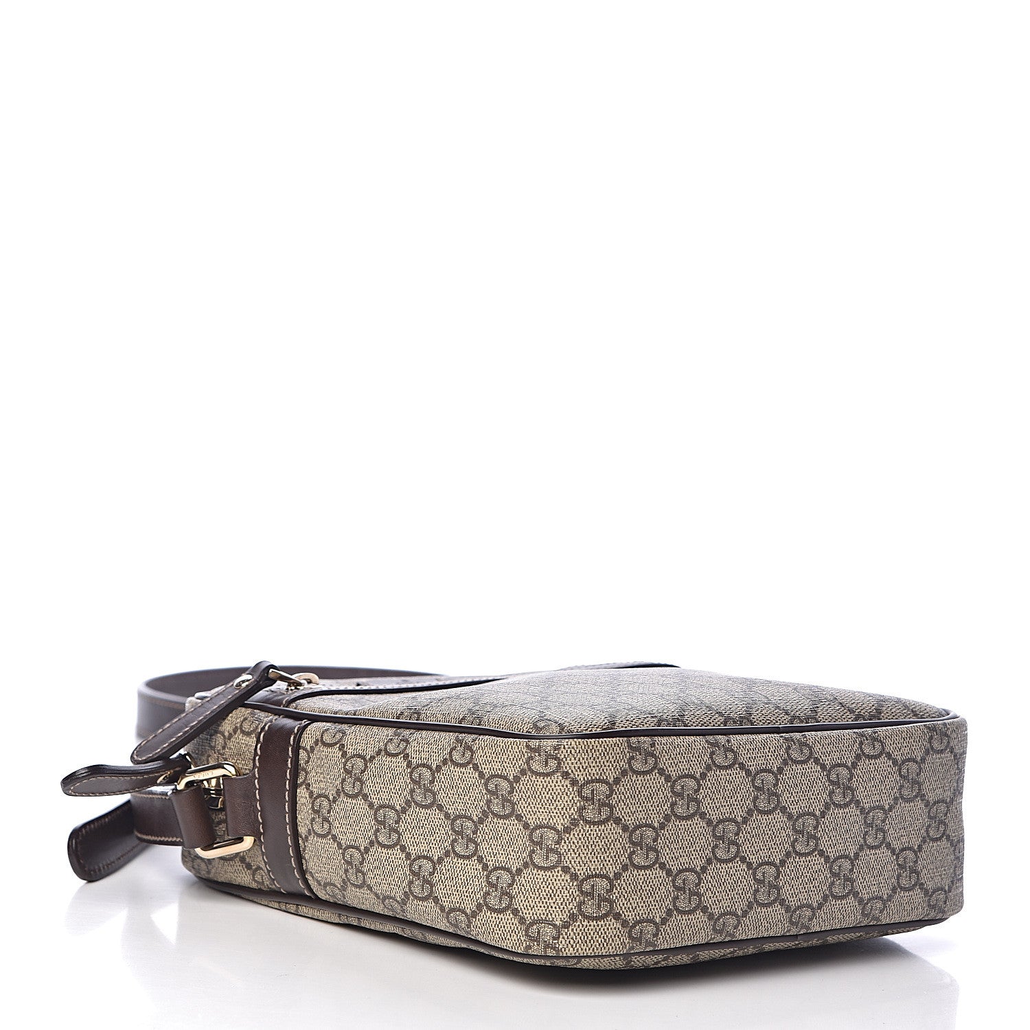 Gucci GG Plus Monogram Messenger Bag Dark Brown 4 of 10
