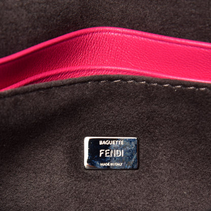 Fendi Shiny Nappa Micro Baguette Fuchsia 6 of 9