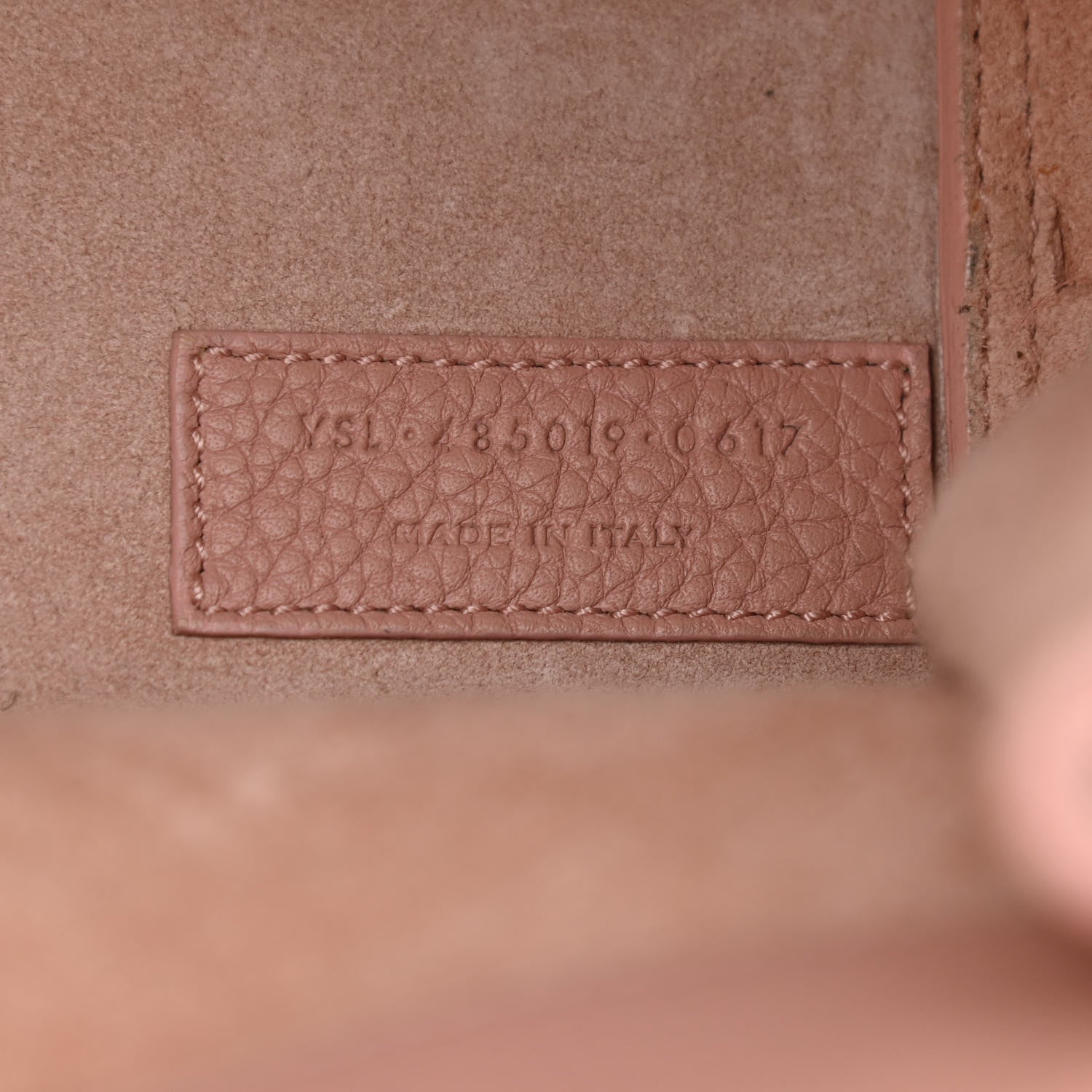 Saint Laurent Grained Calfskin Nano Supple Sac De Jour Antique Rose 7 of 9