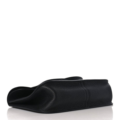 Hermes Taurillon Clemence Halzan 25 Black 4 of 10