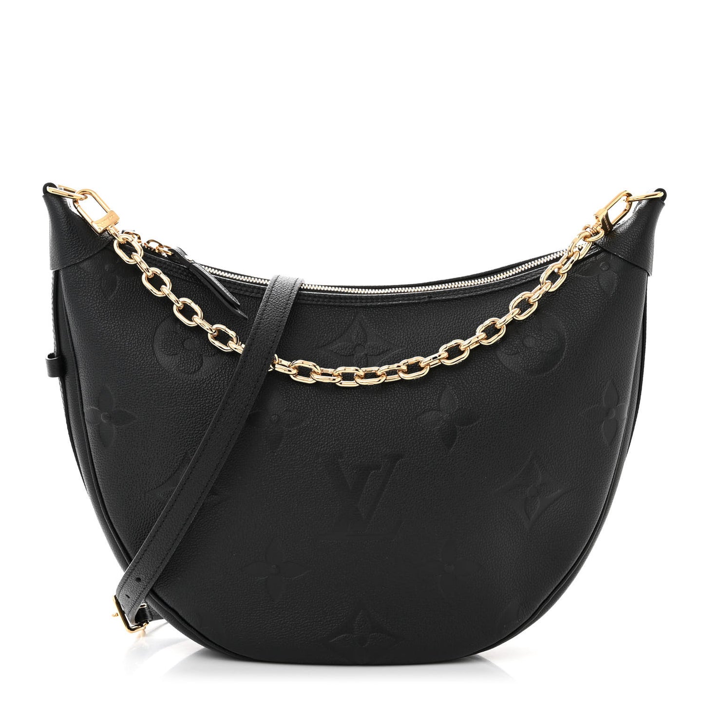 Empreinte Monogram Giant Loop Hobo Black