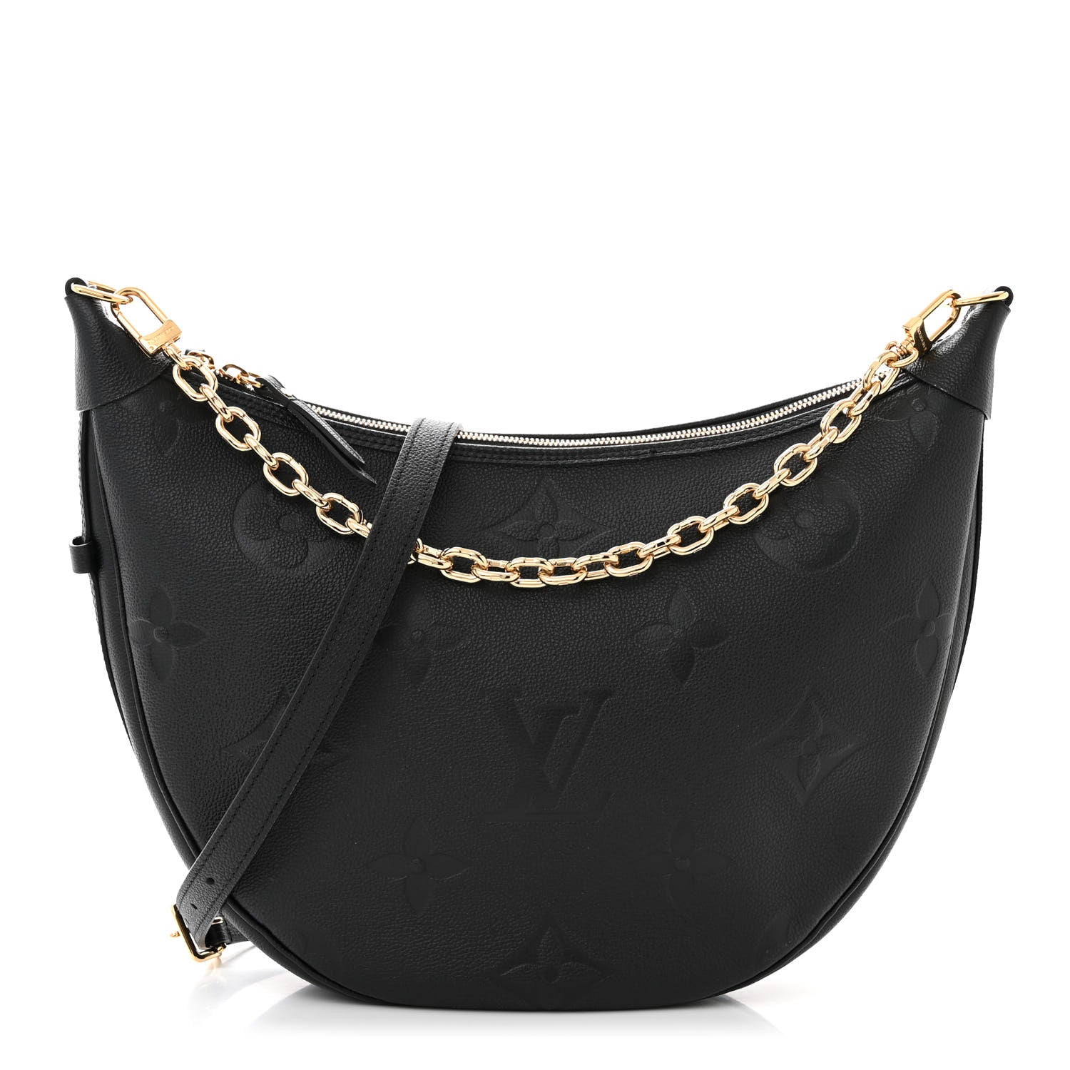 Louis Vuitton Empreinte Monogram Giant Loop Hobo Black 1 of 11