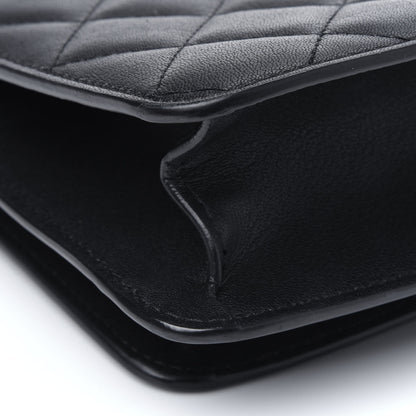 Chanel Goatskin Quilted Large CC Box Flap Black 15 of 21
