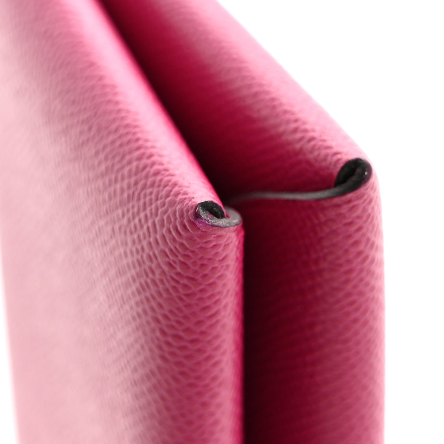 Epsom Calvi Card Case Rose Pourpre