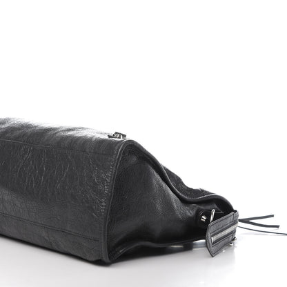 Balenciaga Agneau Classic Silver Hardware City Gris Fossile 10 of 14