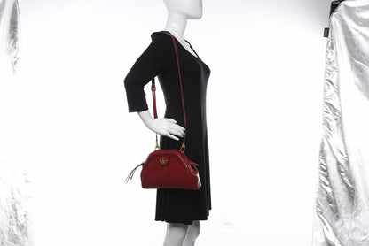 Gucci Piuma Lux Calfskin Small Re(Belle) Crossbody Bag Romantic Cerise 2 of 15