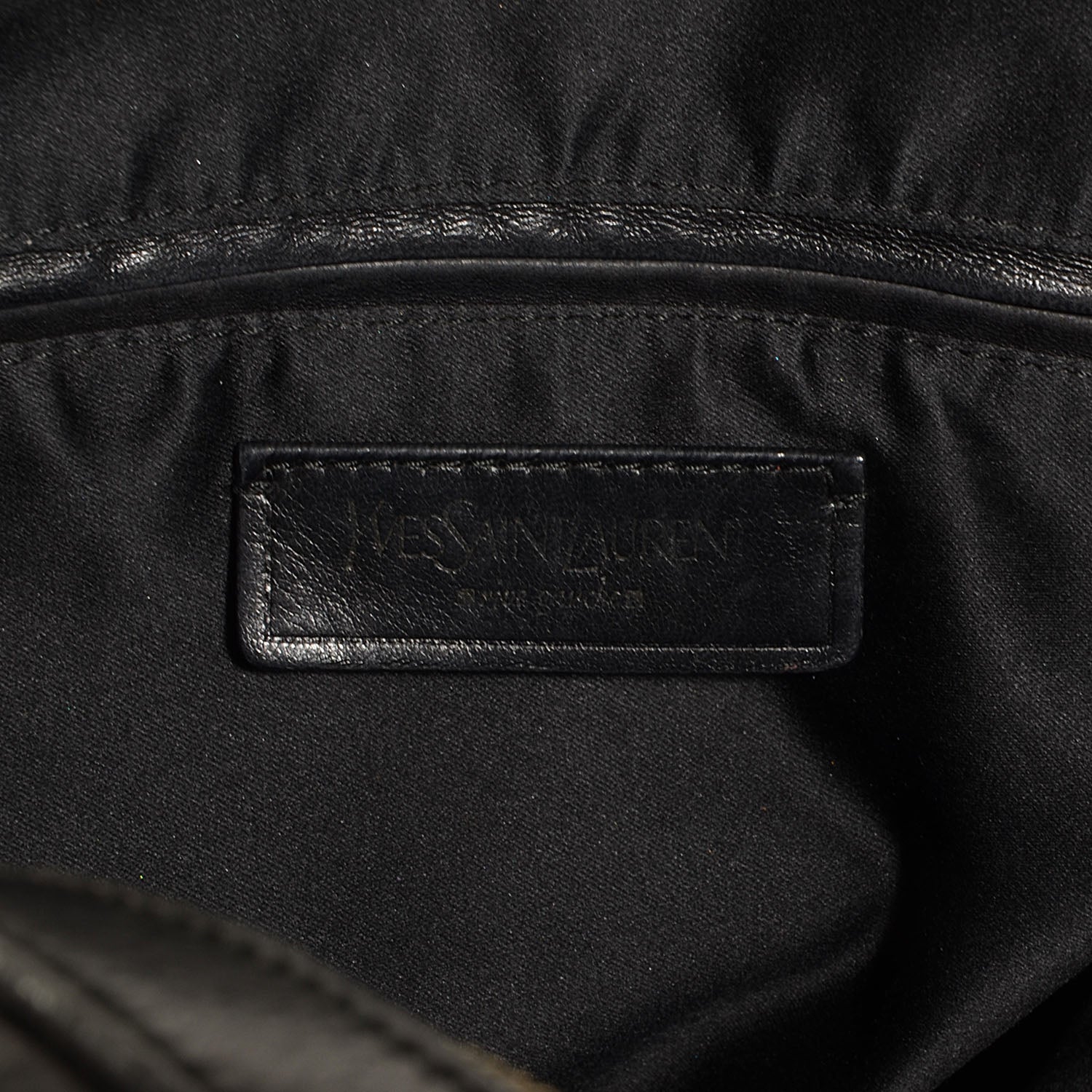 Saint Laurent Leather Oversized Muse Black 6 of 9