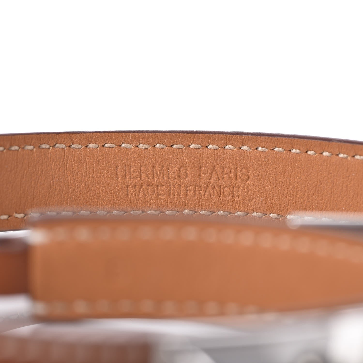 Hermes Barenia Rivale Double Tour Bracelet S Fauve 5 of 7
