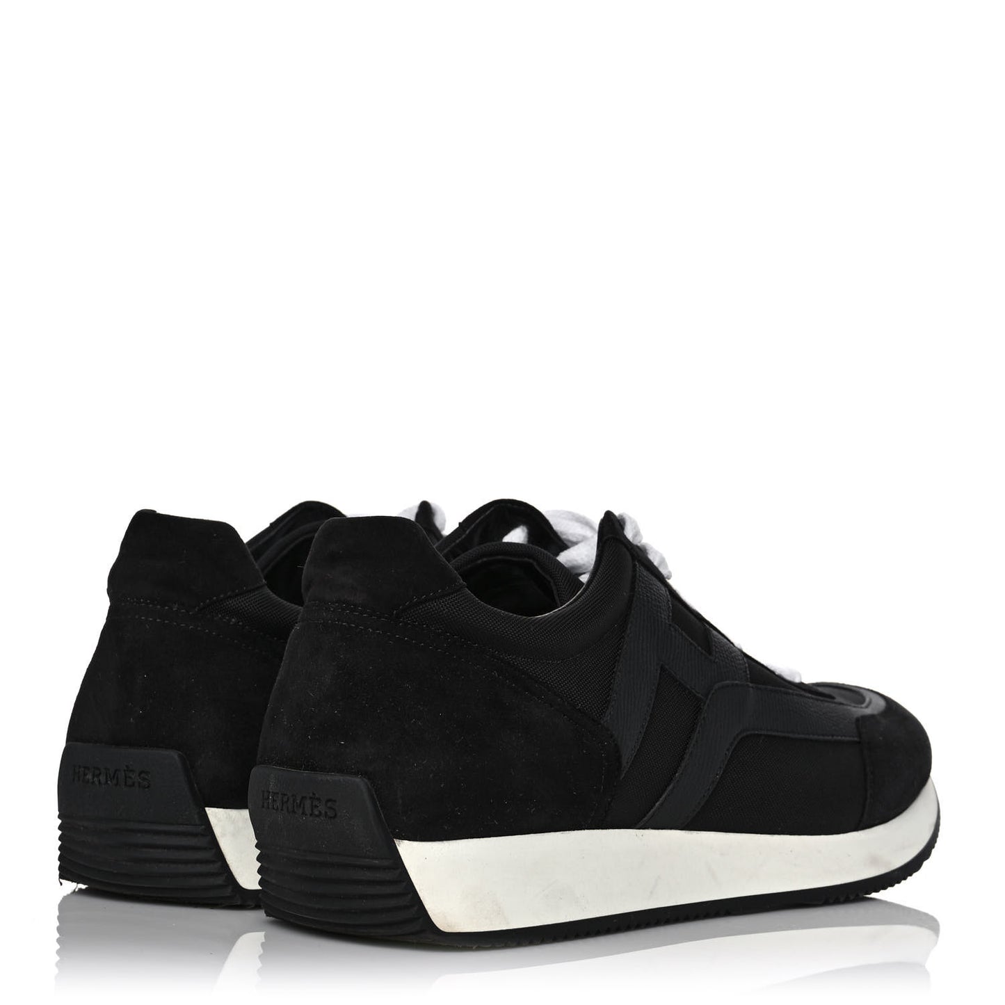 Suede Epsom Womens Chris Sneakers 40.5 Black