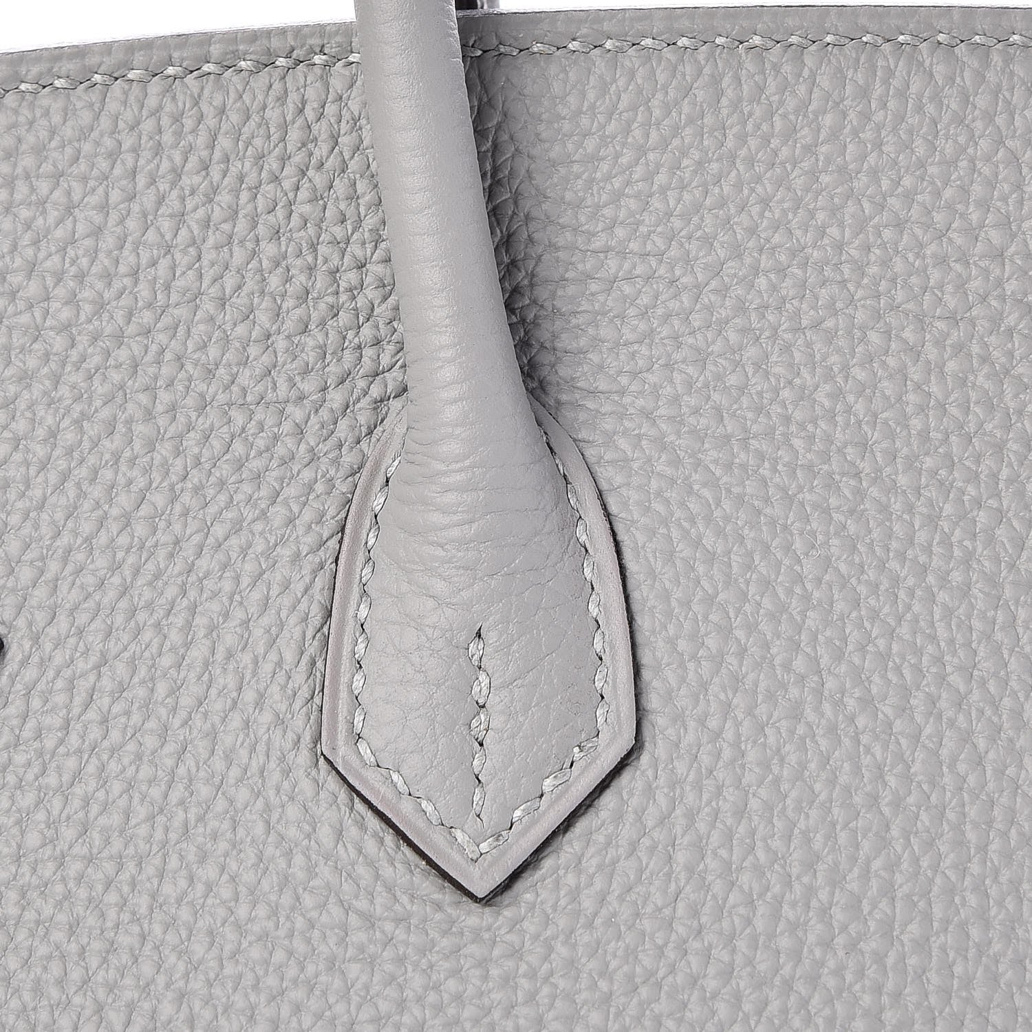 Hermes Togo Birkin 25 Gris Mouette 15 of 35