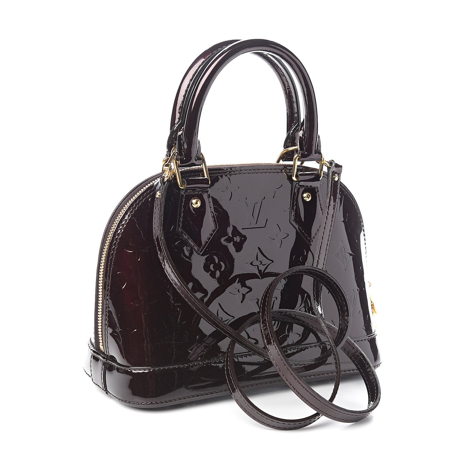 Louis Vuitton Vernis Alma BB Amarante 2 of 8