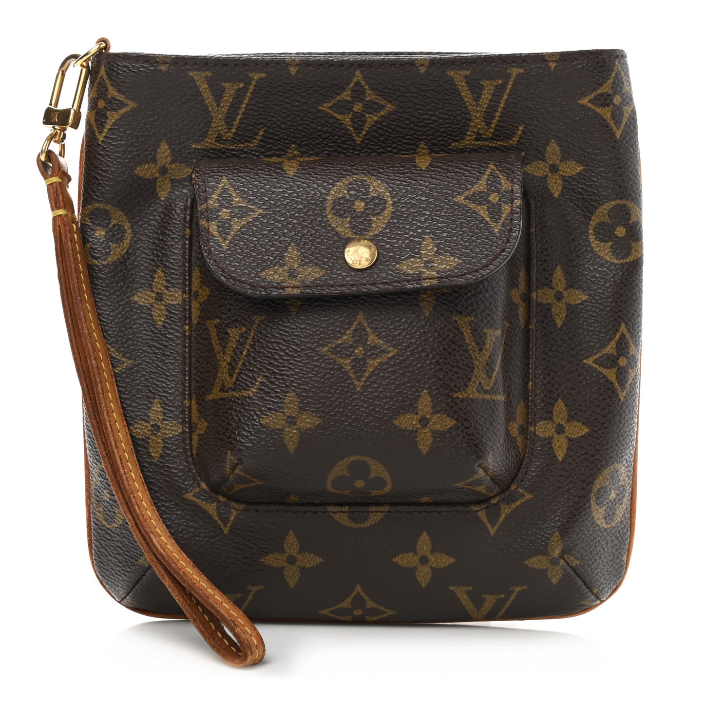 Monogram Partition Wristlet