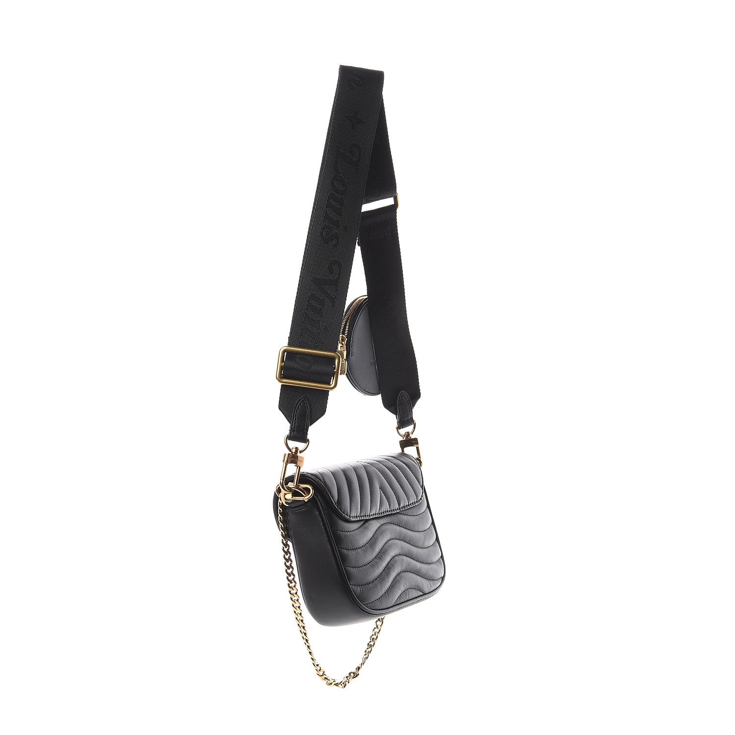 Louis Vuitton Calfskin New Wave Multi Pochette Black 2 of 7