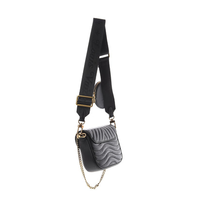 Louis Vuitton Calfskin New Wave Multi Pochette Black 2 of 7