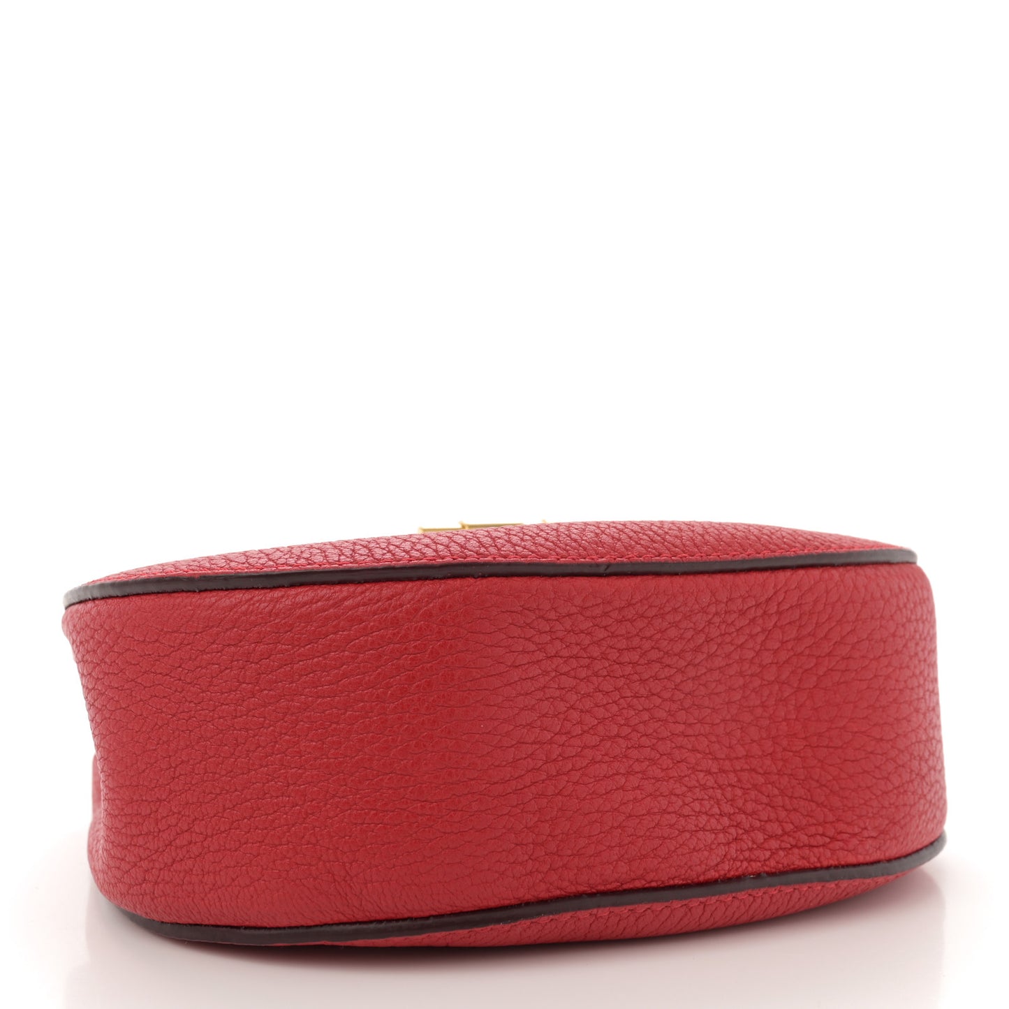 Grained Lambskin Mini Drew Shoulder Bag Plaid Red