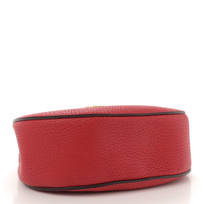 Chloe Grained Lambskin Mini Drew Shoulder Bag Plaid Red 4 of 11