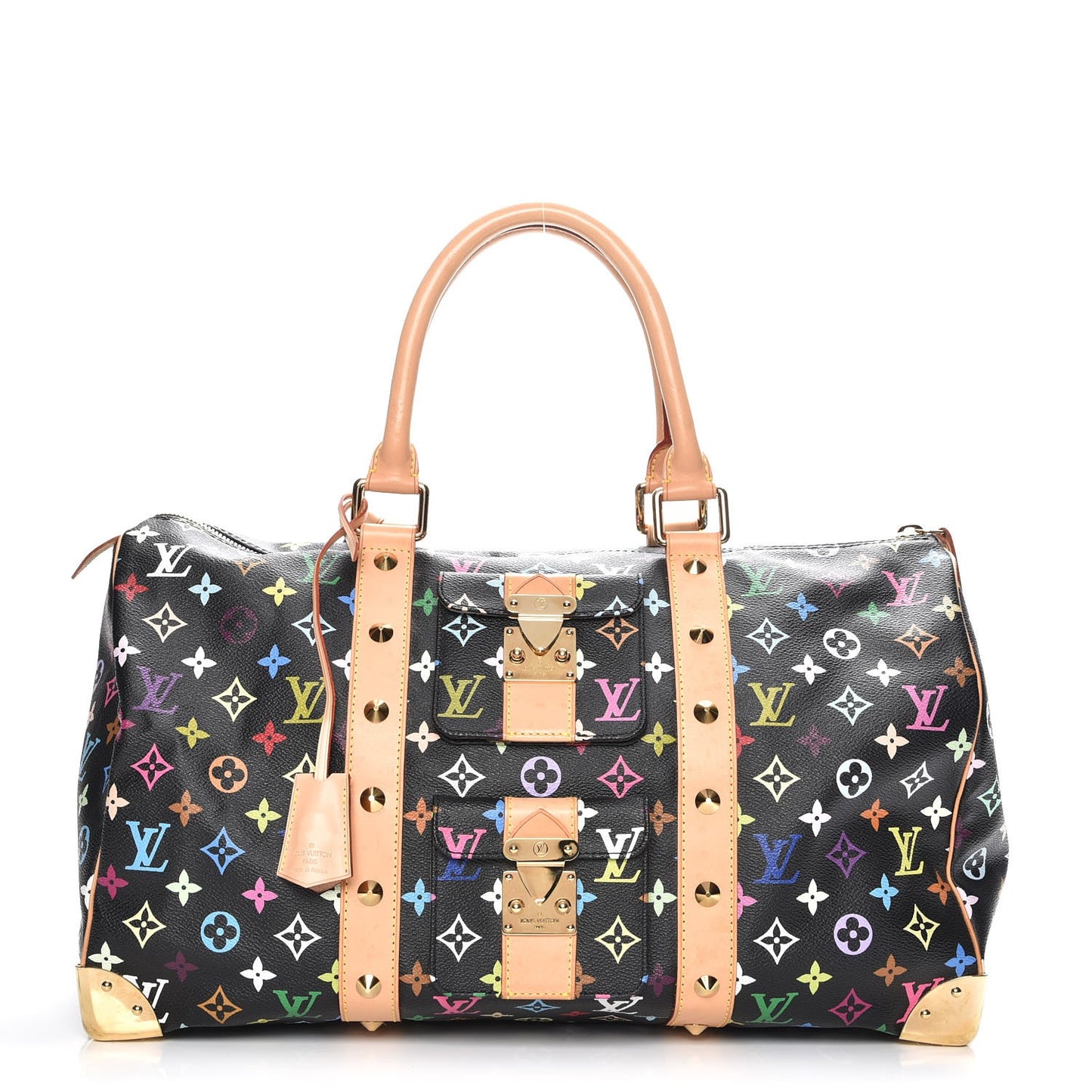 Monogram Multicolor Keepall 45 Black
