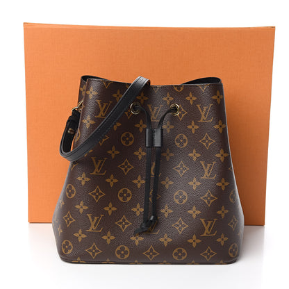 Louis Vuitton Monogram Neonoe MM Black 10 of 10