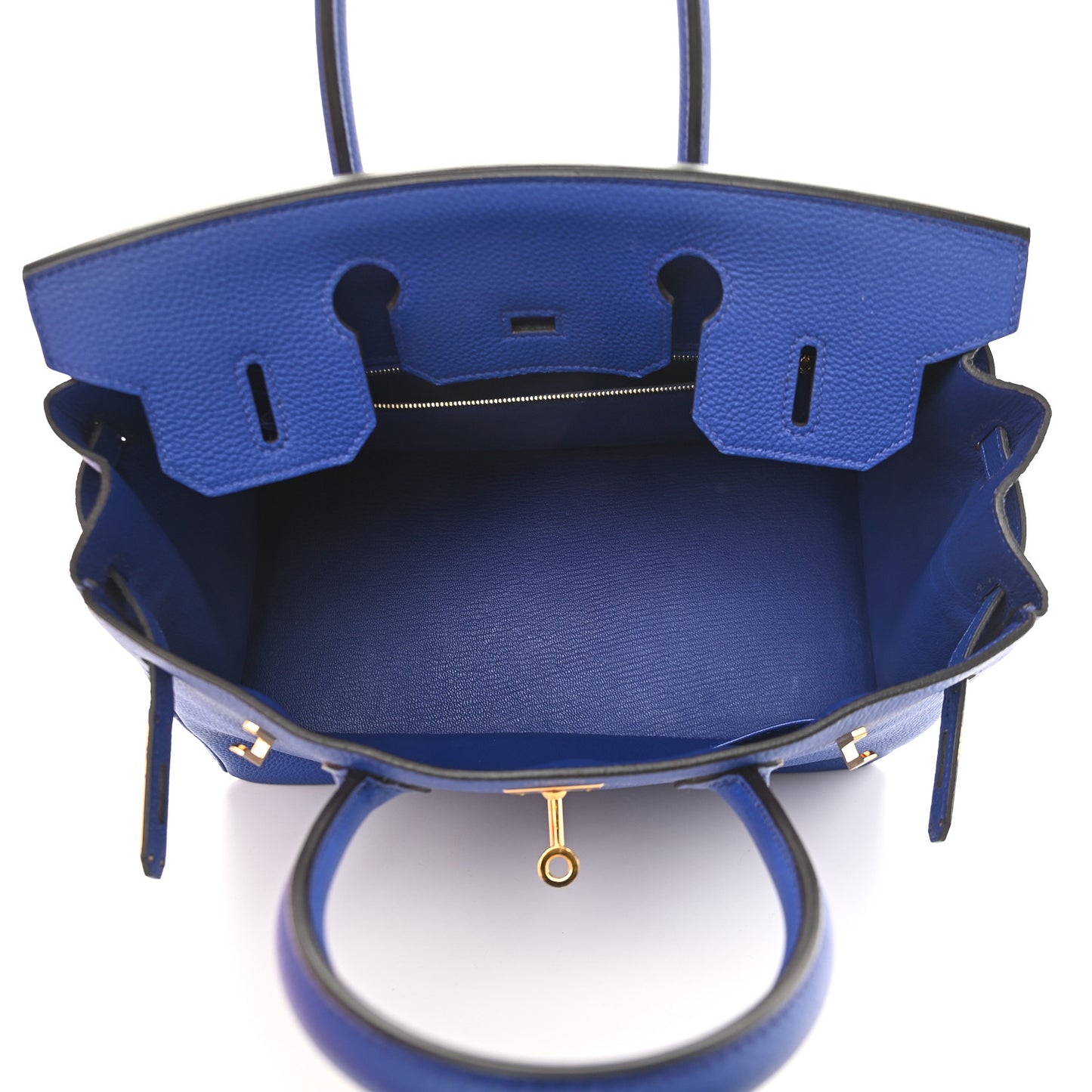 Togo Birkin 30 Bleu Electrique