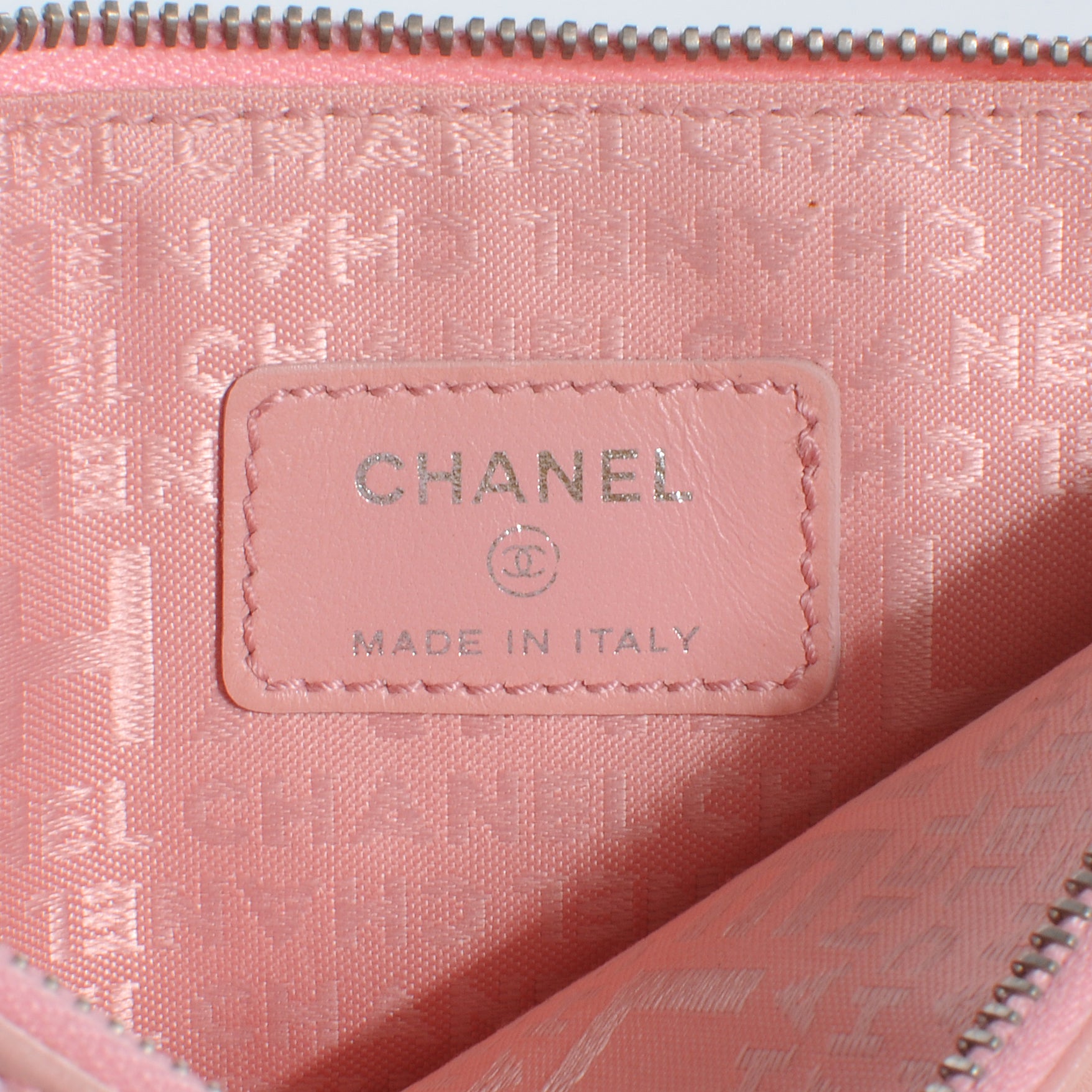 Chanel Lambskin Precious Symbols Pochette Pink 6 of 8