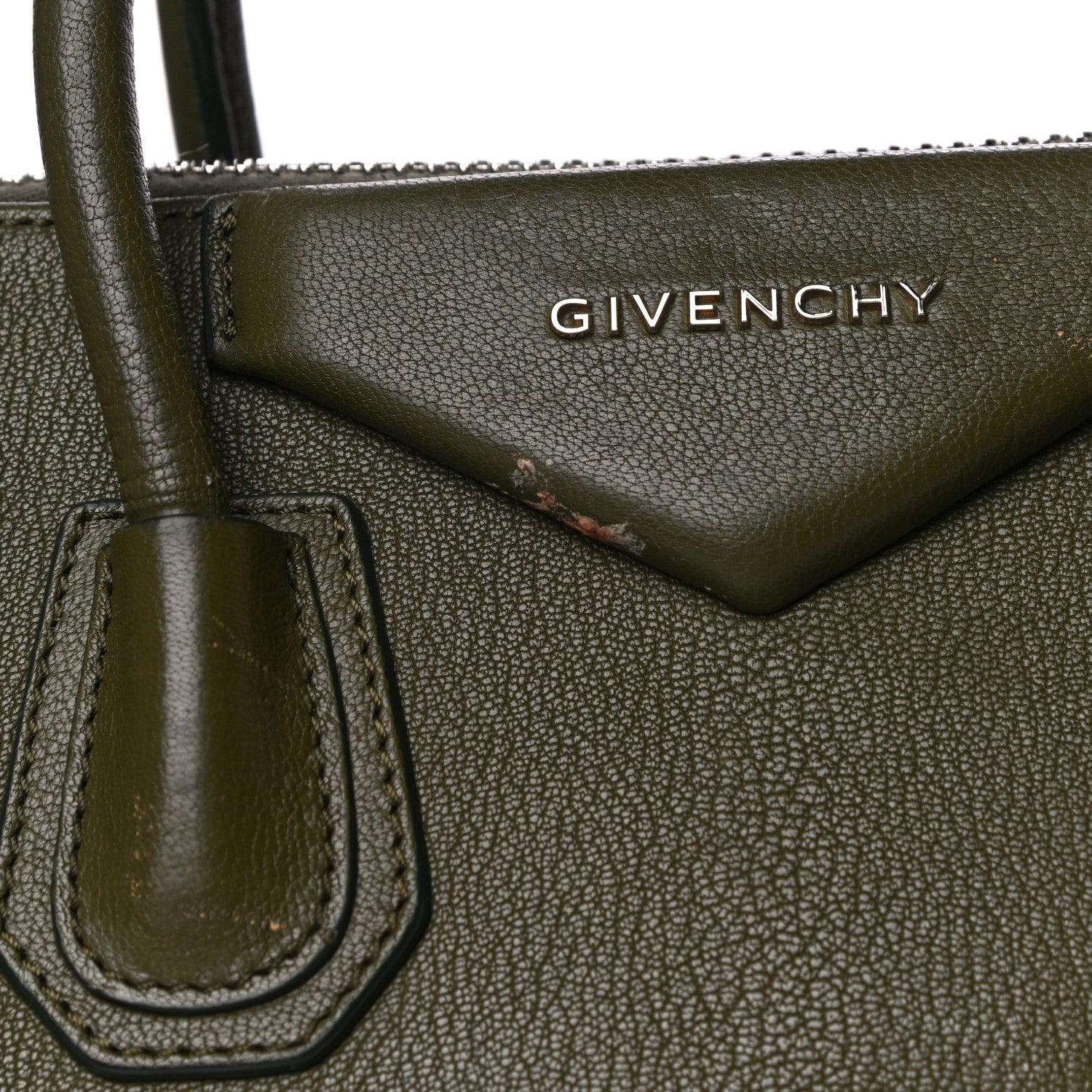Givenchy Sugar Goatskin Small Antigona Khaki 7 of 13