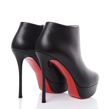 Christian Louboutin Calfskin Dirdibootie 130 Ankle Booties 37.5 Black 4 of 9