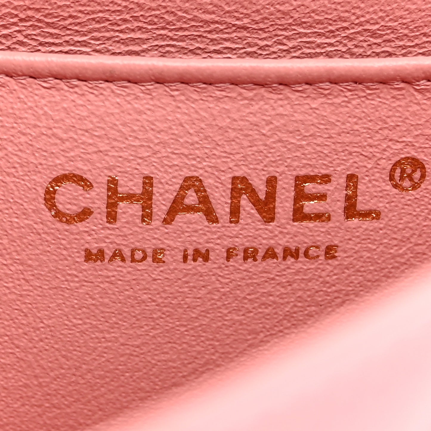 Lambskin Quilted Mini Rectangular Flap Pink