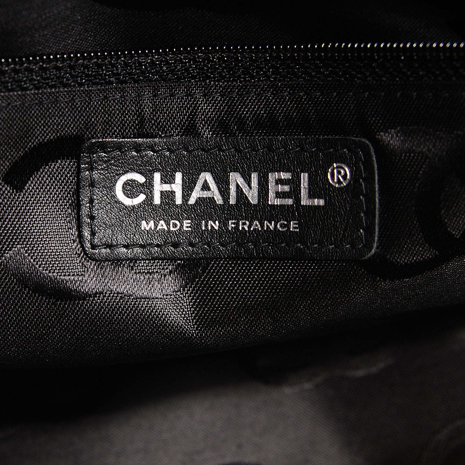 Chanel Calfskin Quilted Large Cambon Bowler Beige Black 6 of 7