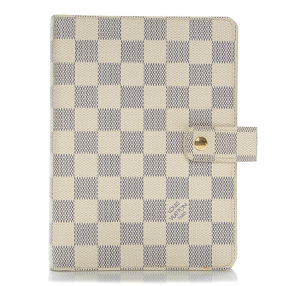 Louis Vuitton Damier Azur Medium Ring Agenda Cover 1 of 7