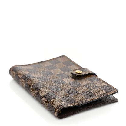 Louis Vuitton Damier Ebene Small Ring Agenda Cover 4 of 9