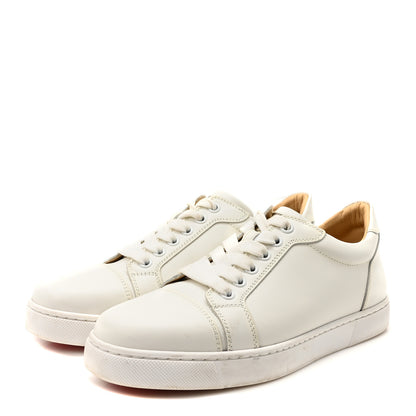 Christian Louboutin Calfskin Vieira Flat Sneakers 36 White 4 of 7