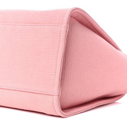 Chanel Mixed Fibers Medium Deauville Tote Pink 9 of 12