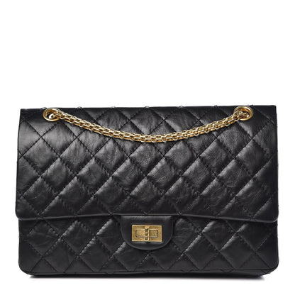Chanel Aged Calfskin Quilted 2.55 Reissue 226 Flap Black 1 of 10