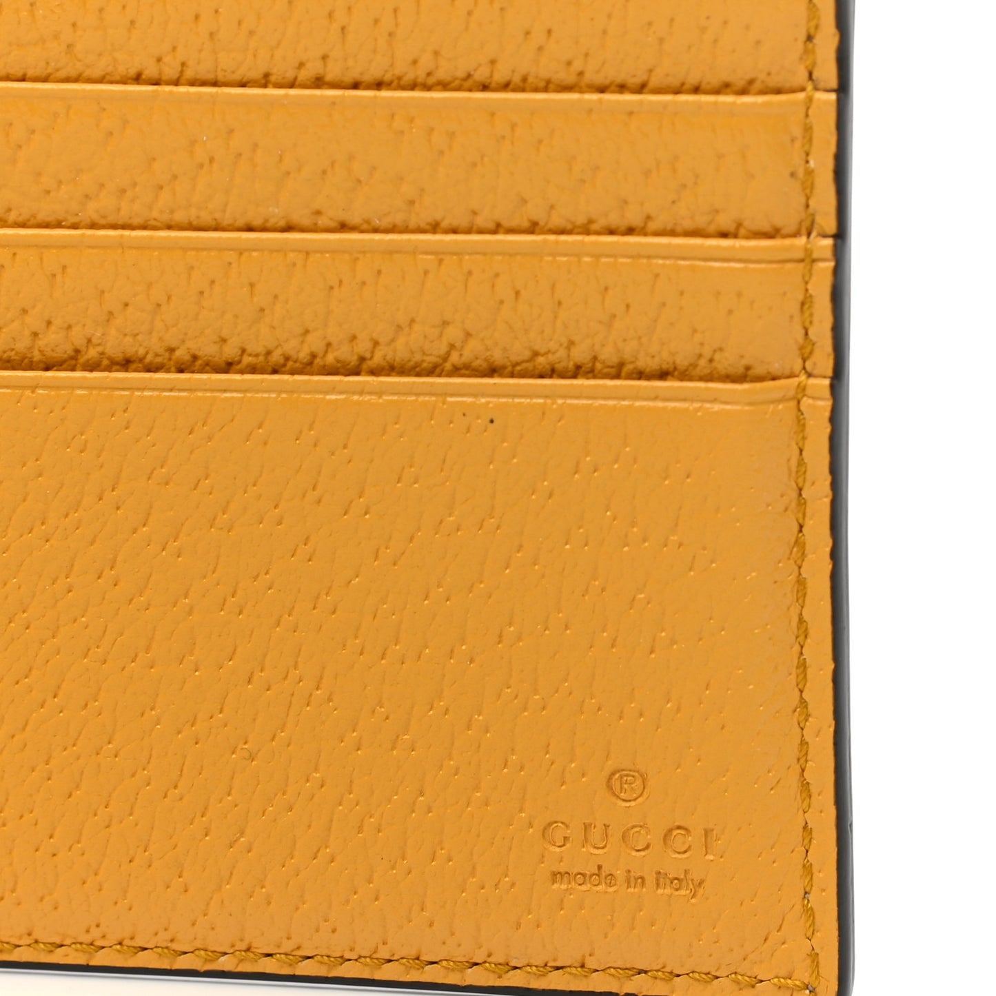 GG Supreme Monogram Neo Vintage Bi-Fold Wallet Beige Crop New Acero