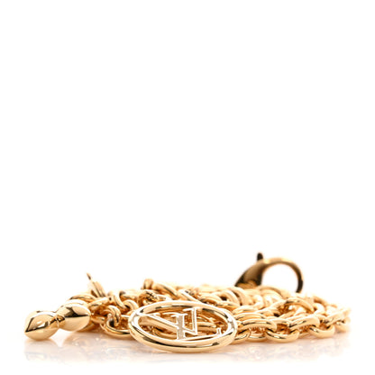 Louis Vuitton Metal Lily Chain Strap Gold 2 of 4