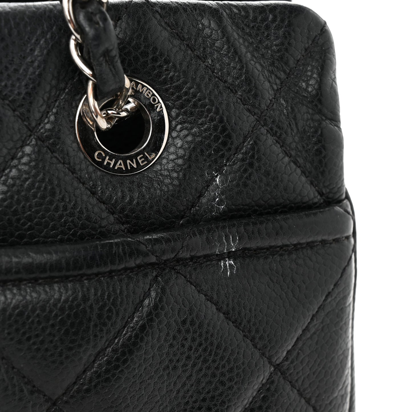 Caviar Quilted CC Timeless Soft Tote Black