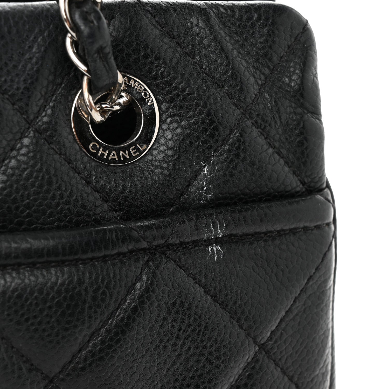 Chanel Caviar Quilted CC Timeless Soft Tote Black 13 of 13