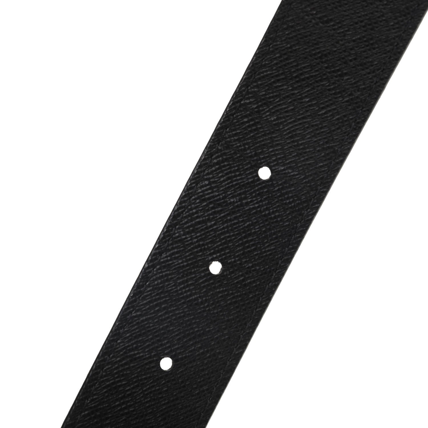Louis Vuitton Calfskin Monogram 30mm LV Initiales Reversible Belt 90 36 Black 5 of 5