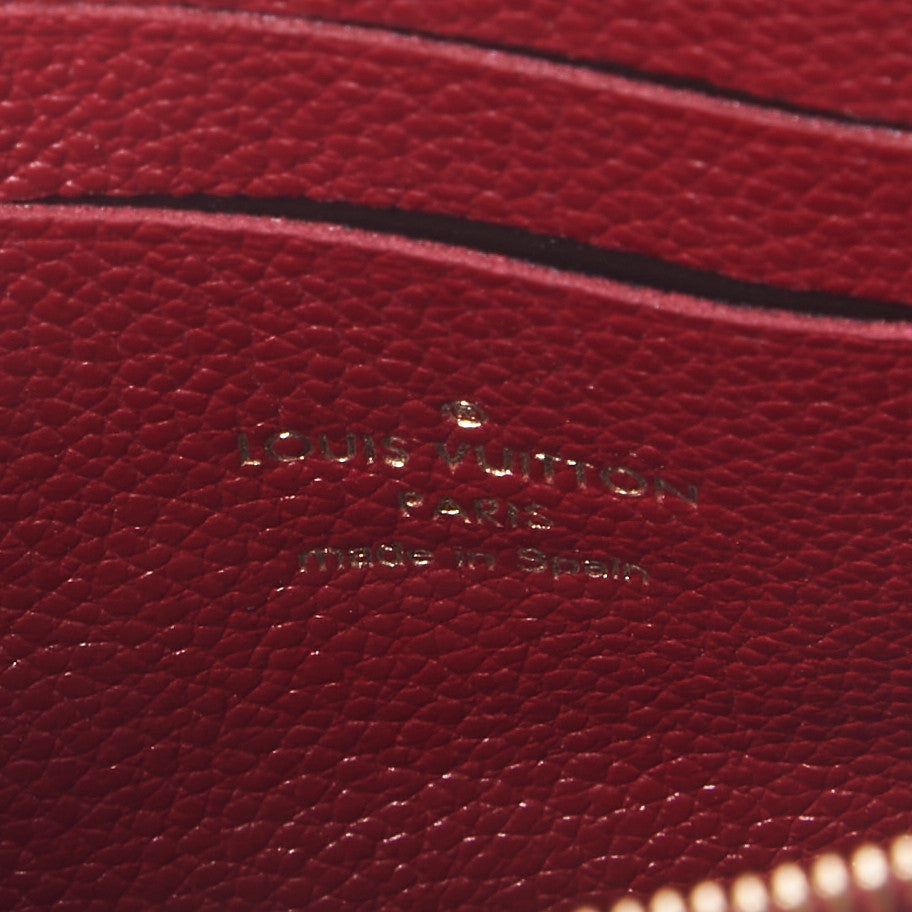 Louis Vuitton Empreinte Double Zip Pochette Cherry Berry 9 of 9