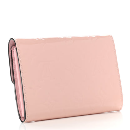 Louis Vuitton Vernis Sarah Compact Wallet Rose Ballerine 3 of 8