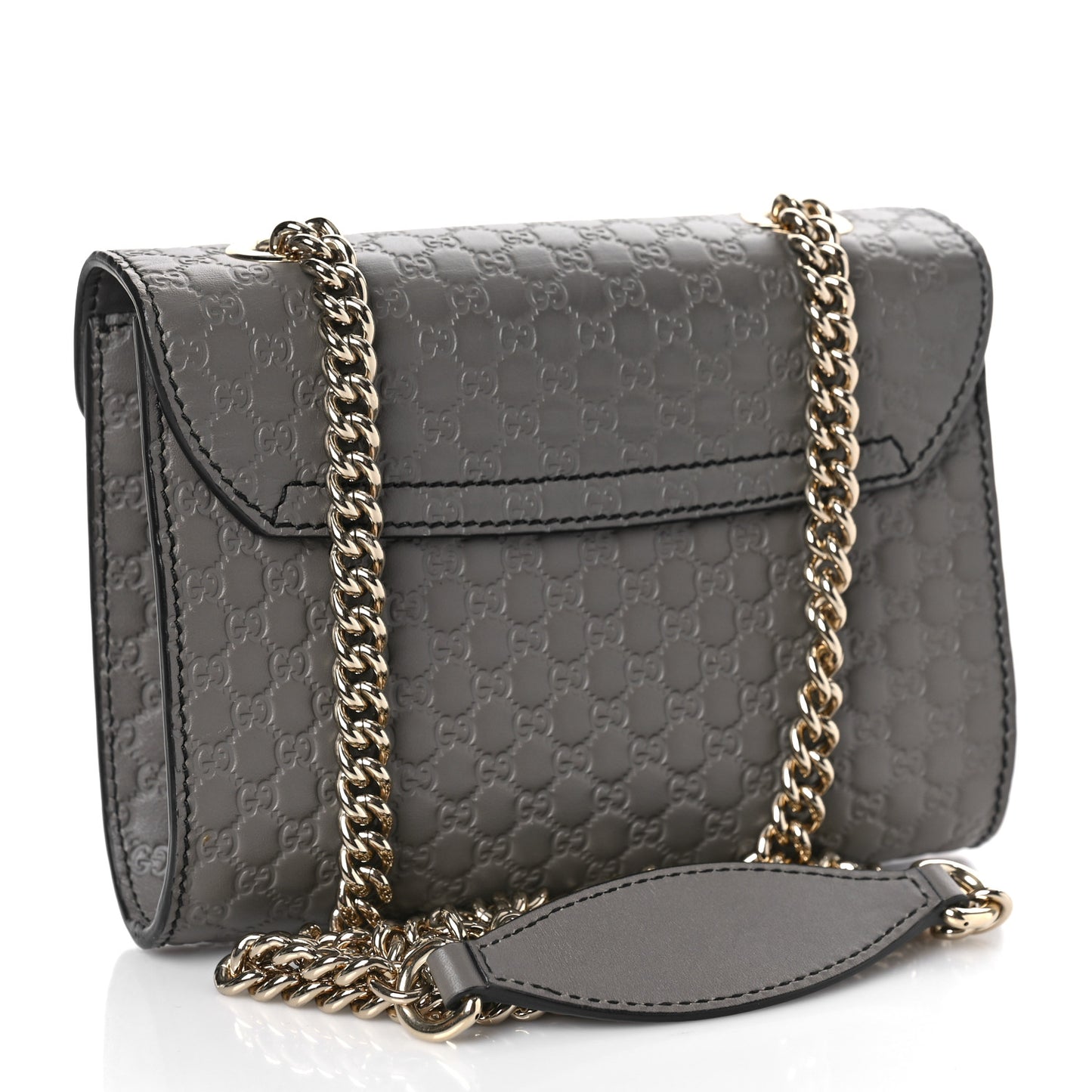 Soft Microguccissima Mini Emily Chain Shoulder Bag Loess