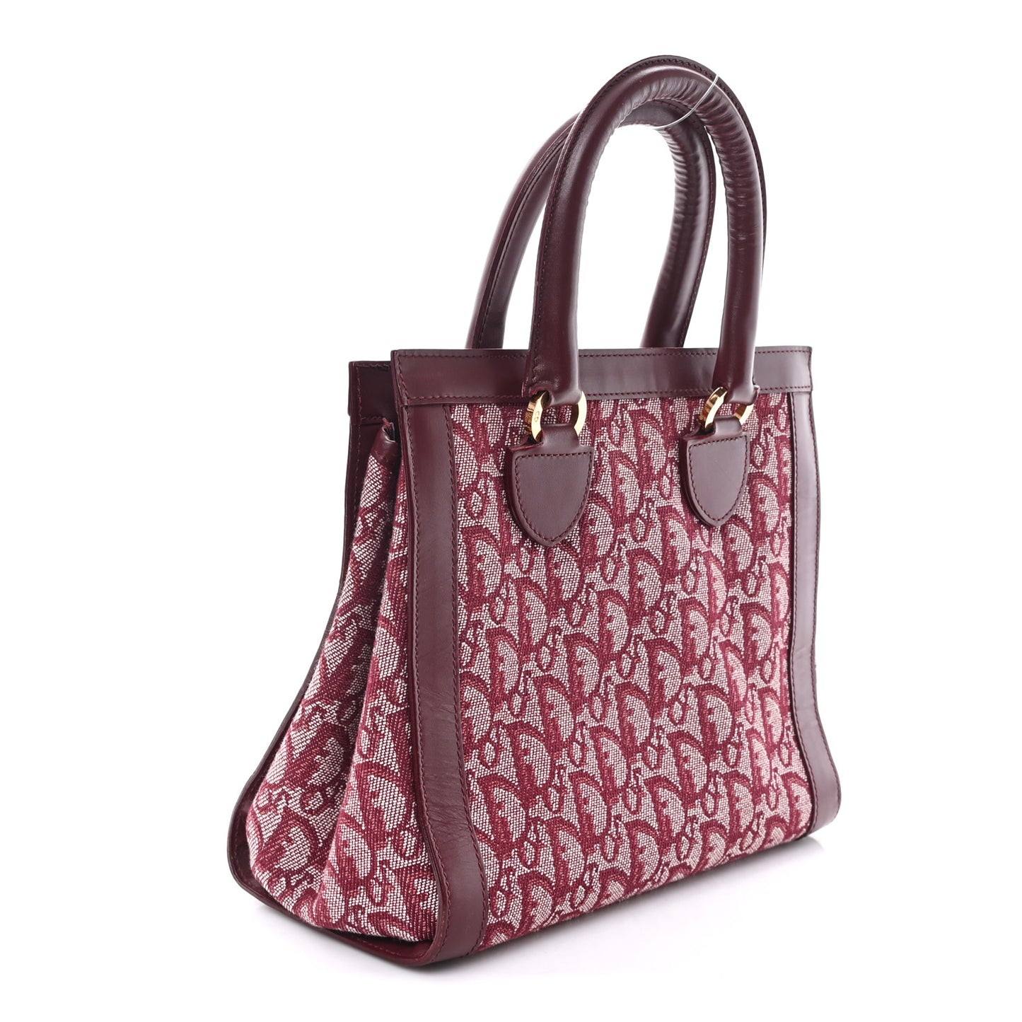 Monogram Pocket Tote Red