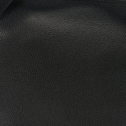 The Row Grained Calfskin Large Slouchy Banana Bag Black 7 of 9