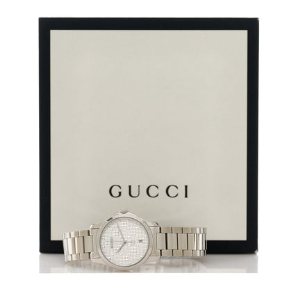 Gucci Stainless Steel 27mm G-Timeless Diamante Quartz Watch 5 of 5