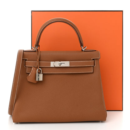 Hermes Togo Kelly Retourne 28 Gold 11 of 11