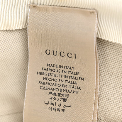Gucci Jacquard Denim GG Monogram Oscar Bucket Hat M Black Ivory 9 of 9