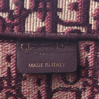 Christian Dior Oblique Large Book Tote Burgundy Multicolor 8 of 8