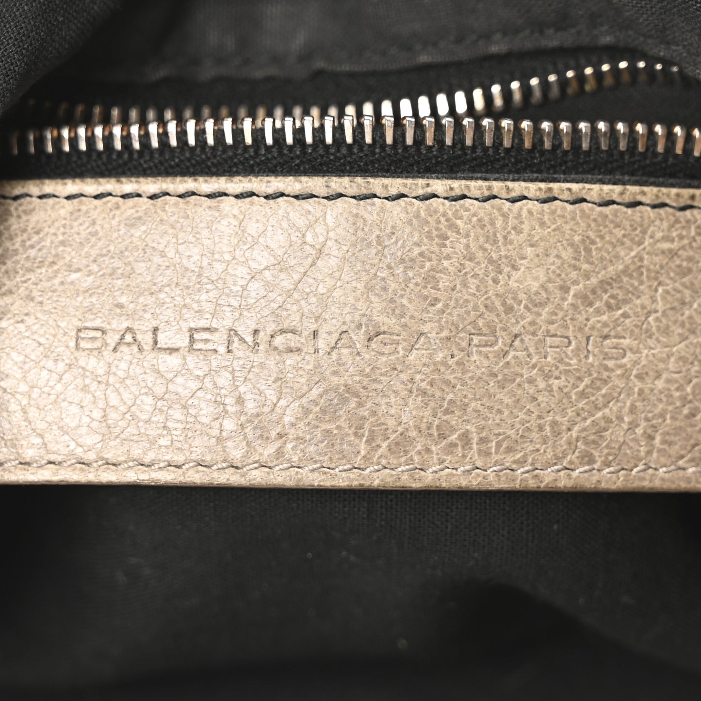 Agneau Giant 21 Rose Gold Hardware Work Papyrus