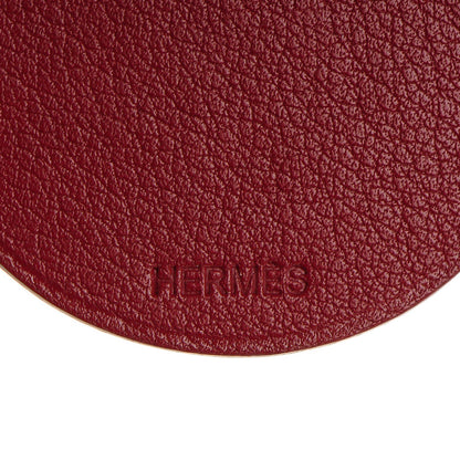 Hermes Swift Dog Key Chain Bag Charm Rouge H 3 of 5